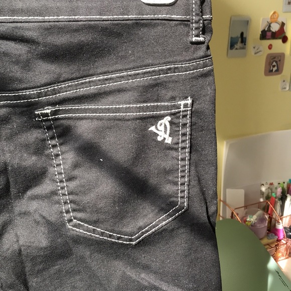 Black Pants With White Stitching - Picture 3 of 3